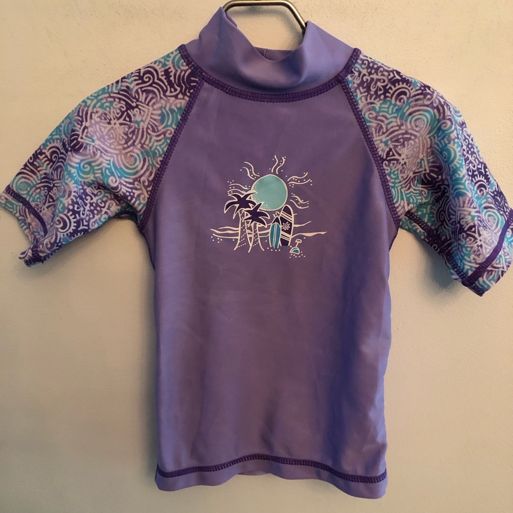 UVSkinz Purple Swim top Rashguard 12-18M